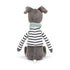 JellyCat: Cuddly Dog u džemperu i šal -hreyhound beatnik Buddy Whippet 27 cm