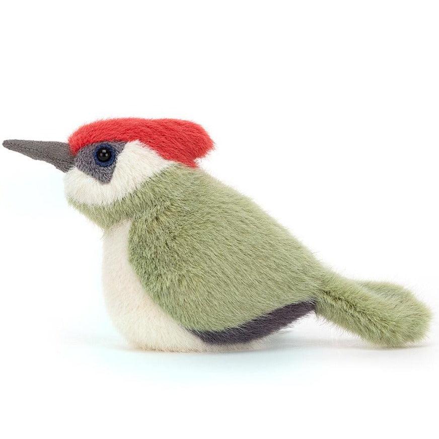 Jellycat: Birdling Woodpecker Cuddly Bird 10 cm