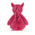Jellycat: nuttet pink Cushy Pony 28 cm