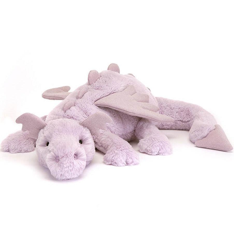 Jellycat: Lavender Dragon пухкав дракон 66 см