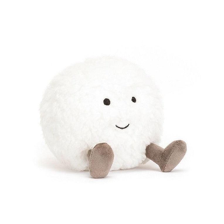 Jellycat: Huggable Snowball Amusable Snowball 9 cm