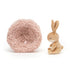 Jellycat: Cuddly Slee Bunny v hniezde hibernácie zajačika 12 cm