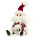 Jellycat: Прегръщащ се Дядо Коледа Пурпурен Дядо Коледа 34 см.