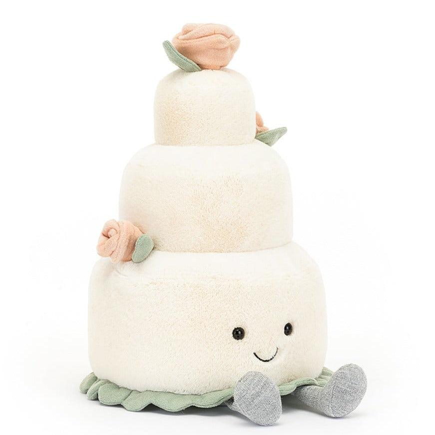 Jellycat: pastel de boda tierno pastel de boda de bodia de 28 cm