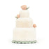 Jellycat: Cuddly vestuvių tortas Juokingas vestuvių pyragas 28 cm