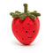 Jellycat: Upea hedelmä mansikka 6 cm pehmoinen lelu