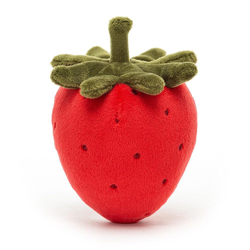 Jellycat: Sjajna voćna jagoda 6 cm lukavo igračka