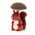 Jellycat: Ciupercă veveriță de forager Cuddly veveriță de 20 cm