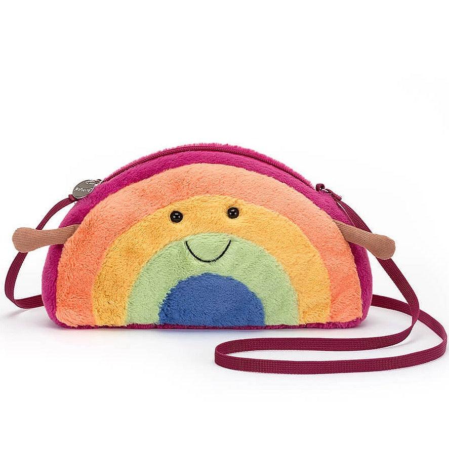 Jellycat: Забавна чанта Rainbow 25 см