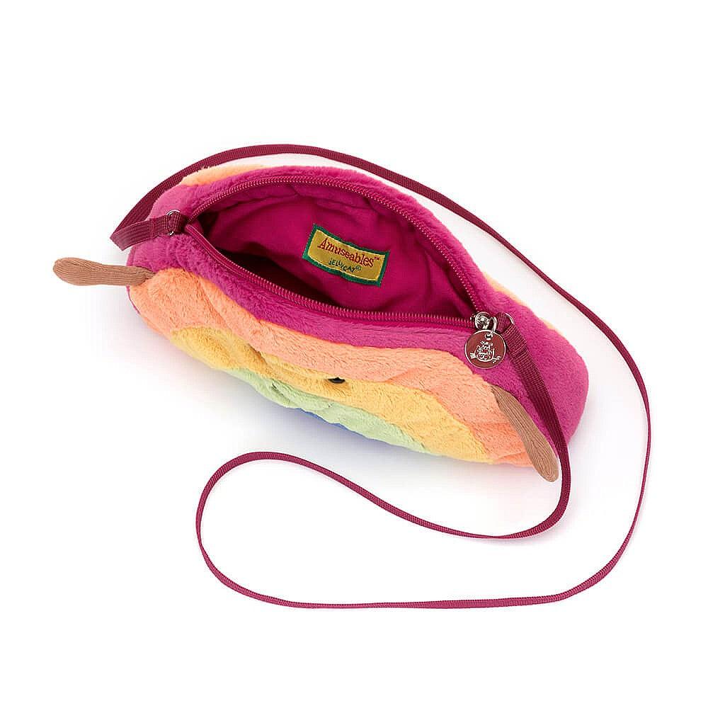 Jellycat: bolsa de arco -íris divertida 25 cm