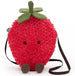 Jellycat: taske Amuseable Strawberry 22 cm
