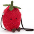 Jellycat: taske Amuseable Strawberry 22 cm
