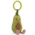 Jellycat: Vibračné avokádo Pendant Amuseble Avokado Jitter 14 cm