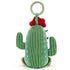 Jellycat: kulonu kaktuss uzklausāmu kaktusa aktivitātes rotaļlieta 25 cm