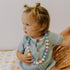 Jellystone Designs: náhrdelník silikónové korálky pre deti princezná a hrachový náhrdelník