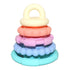 Jellystone Designs: Silicone Pastel Rainbow Stacker Tower