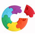 Jellystone Designs: roată de culoare a puzzle -ului curcubeu din silicon