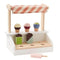 Otroški koncept: otroška bistro lesena trgovina s sladoledom