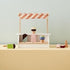 Детска концепция: Детско бистро дървен магазин за сладолед