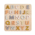 Bērnu koncepcija: neo koka alfabēta mīkla