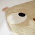 Conceito de crianças: tapete de algodão de coruja verde