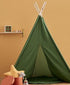 Conceito de crianças: tenda de crianças verde -verde