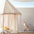 Concept pour enfants: tente de maison de pavillon