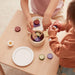 Dječji koncept: set salata za dječje središte
