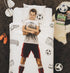 Kidspace: posteľná bielizeň, keď vyrastiem futbalista