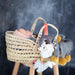 Kikadu: cesta de tecidos para bonecas