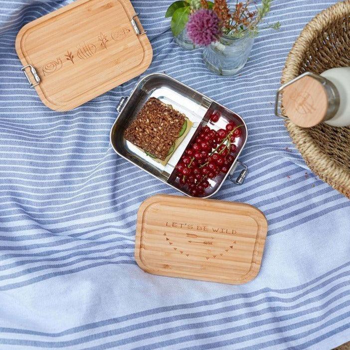 Tupper caja de desayuno acero inoxidable lassig tipi – Kidsme Store