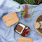 LÄSSIG: Puutarhatutkimus ruostumattomasta teräksestä valmistettu lounaslaatikko bambu -kannen kanssa