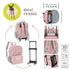 Lässig: About Friends 2-in-1 chinchilla backpack on wheels