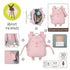 Lässig: Backpack with magnets for kids Pig Bo About Friends