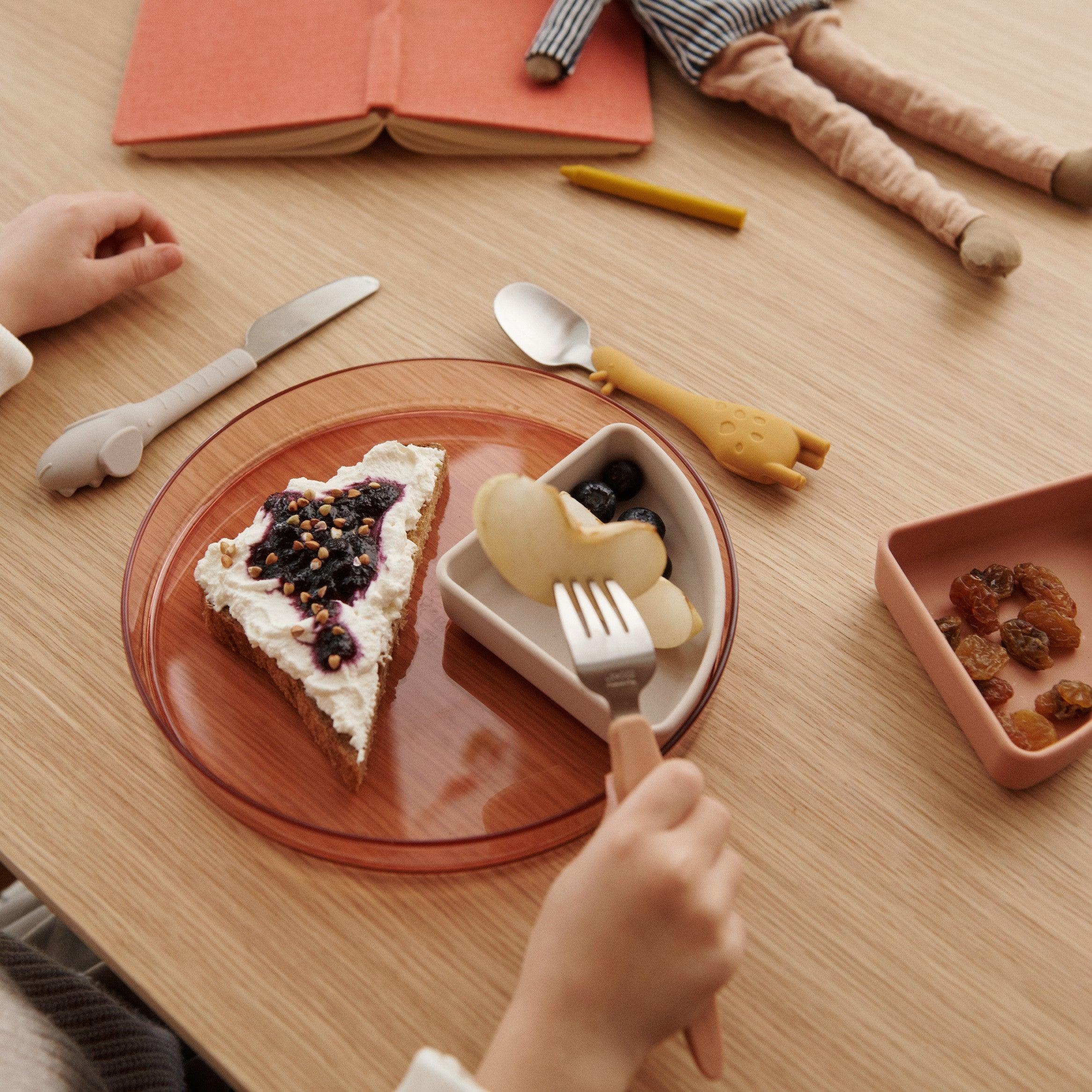 Liewood: Tove Cutlery Set para niños