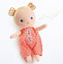Lilliputiens: muñeca de bebé de tela en el portador de anais