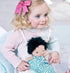 Lilliputiens: muñeca de bebé de tela en portador ari