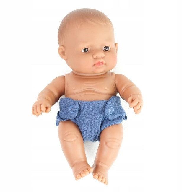 LILLITOY: Muslin Diapers con adornos para Miniland de 21 cm Doll