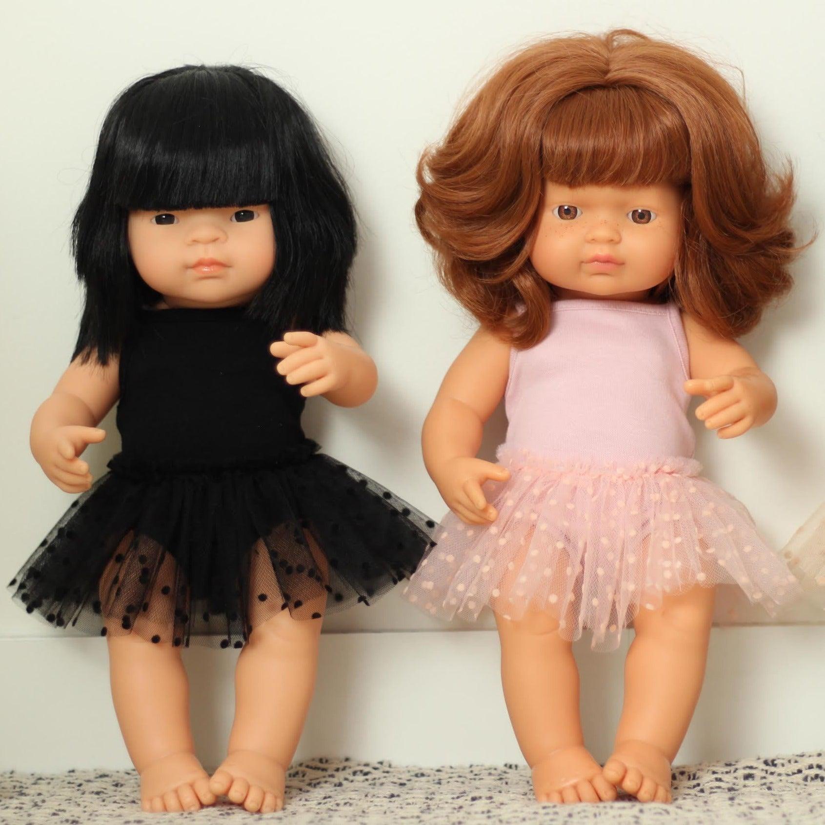 Lillitoy: body de ballerine Miniland 38 cm et tutu pour poupée Miniland