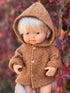 Lillitoy: vlněná bunda pro Miniland 38 cm panenka