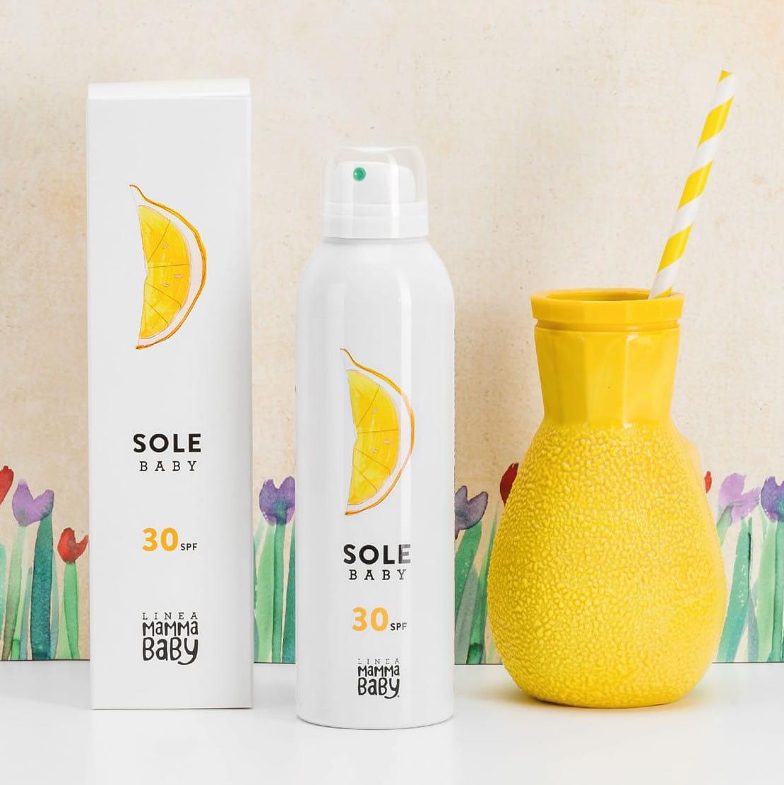 Linea Mammababy: Sole Mamma SPF 30+ Sunscreen Emulsion för mammor