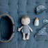 Mali nizozemski: tkanina beba Jim lutka