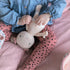 Mala nizozemska: lutka iz Fabric Baby rosa