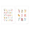 Little olandez: alfabet și numere cu două fețe de gâscă poster de gâscă a3