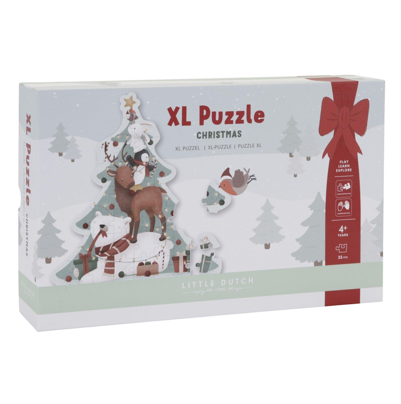 Little Dutch: X-Mas Weihnachten Themen Puzzle XL 35 EL.