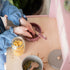 Mali nizozemski: Igračka kuhinja ružičasta drvena kuhinja