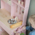 Little Hollännesch: Toy Kichen rosa Holzküst