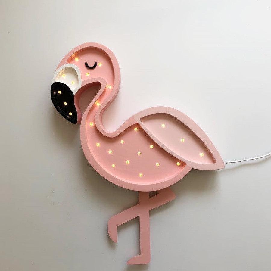 Väikesed tuled: flamingo pastellkrevetilamp