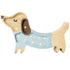 Mala svjetla: Doggie Lamp Mini Daisy na plavoj boji