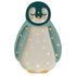 Pequeñas luces: lámpara de verde azulado de pingüe